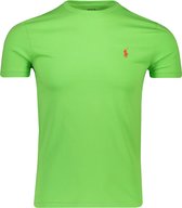 Polo Ralph Lauren  T-shirt Groen Aansluitend - Maat XL - Heren - Lente/Zomer Collectie - Katoen