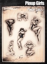 Wiser's Airbrush TattooPro Stencil – Pinup Girls