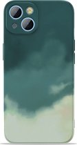 Apple iPhone 13 Hoesje - Mobigear - Color Serie - TPU Backcover - Turquoise - Hoesje Geschikt Voor Apple iPhone 13