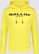 Ballin Amsterdam -  Heren Regular Fit  Original Hoodie  - Geel - Maat XS