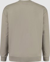 Purewhite -  Heren Relaxed Fit   Sweater  - Bruin - Maat S