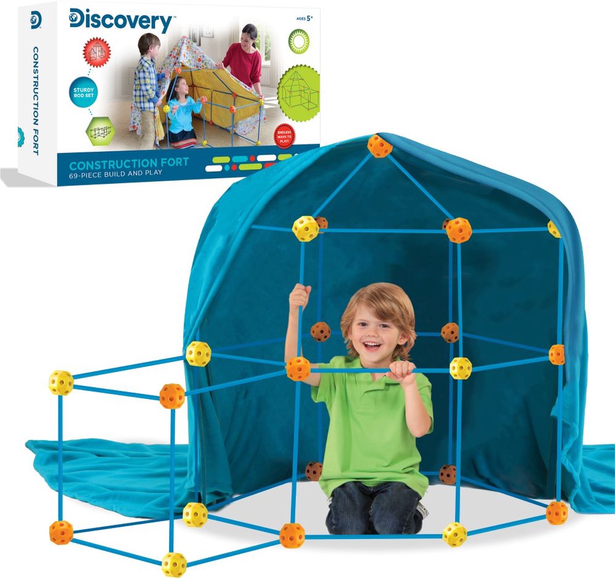 KidZzz® Gigafort Jouets Construction Kit Construction Set Hut - Jouets pour  enfants 