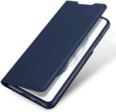 Dux Ducis - Samsung Galaxy S21 FE - Wallet Case Slimline Hoesje - Blauw