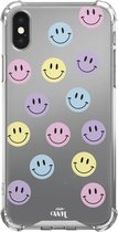 iPhone XS Max Case - Smiley Colors - Mirror Case