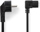 Nedis CEGP10020BK30 Voedingskabel Schuko Male Haaks - Iec-320-c13 Haaks 3,0 M Zwart