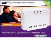 KlikAanKlikUit ACM35003 Drievoudige Inbouwschakelaar