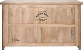 Bar | hout | naturel | 180.5x55x (h)104.5 cm