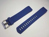 Luxe Siliconen Bandje  large voor FitBit Charge 2 – navy blauw