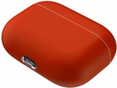 Case Cover Voor Geschikt voor Apple Airpods Pro- Siliconen design-Rood