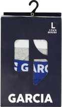 GARCIA Heren Boxershort Blauw - Maat L