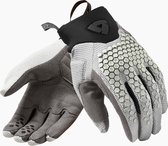 REV'IT! Massif Grey Motorcycle Gloves 2XL - Maat 2XL - Handschoen