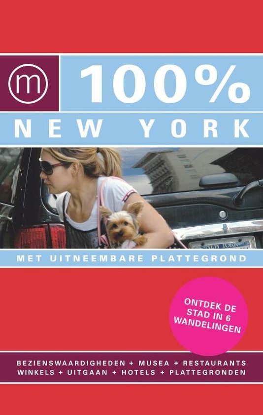 Cover van het boek '100% / New York + stadsplattegrond'