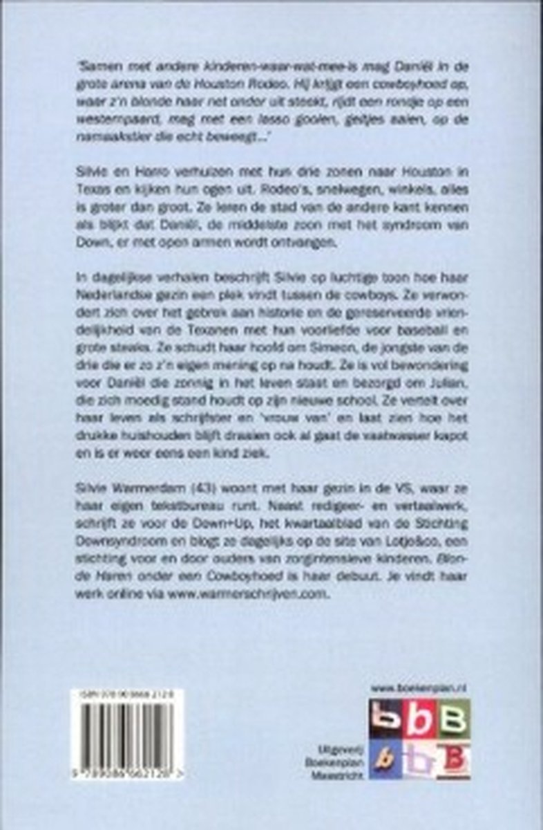 Achterkant boek met ISBN en uitgeverslogo's, tekst in het Nederlands.