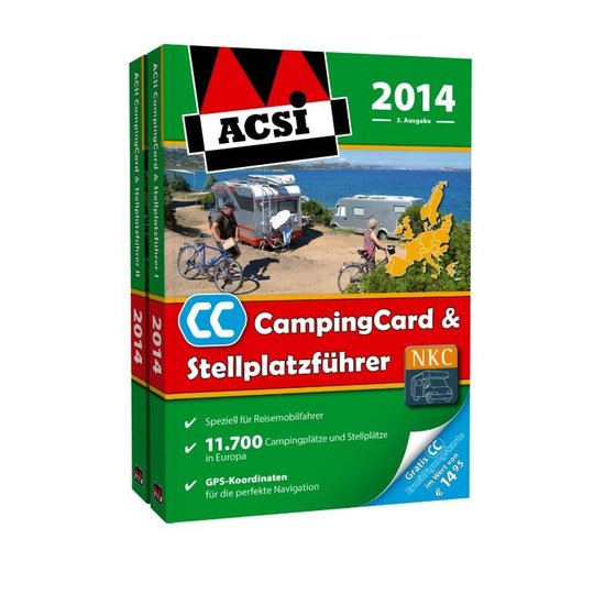 Cover van het boek 'ACSI CampingCard en Camperplaatsen 2014'