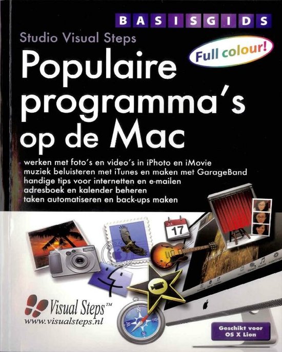 Cover van het boek 'Basisgids Populaire programma's en apps op de Mac' van Studio Visual Steps