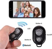 WAEYZ - Bluetooth remote shutter afstandsbediening voor smartphone - Geschikt voor IOS/ANDROID - iPhone - Tablet - camera - ZWART