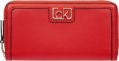 Calvin Klein - Z/A wallet lg - dames portemonnee - vibrant coral