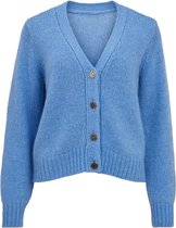 Vila VIMIMI KNIT LS BUTTON CARDIGAN - Delft Blue