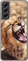 Coque Samsung Galaxy S21 FE - Cheetah - Animal - Gros plan - Siliconen