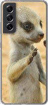 Coque Samsung Galaxy S21 FE - Suricates - Marron - Animal - Siliconen