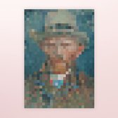 Nutcrackers Poster Pixel Schilderij - Van Gogh  | Moederdagcadeau
