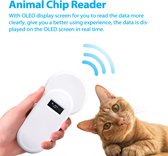 van Dam Exclusive® Dier Chip Reader - Lezen Dier Chips - Chipreader voor Alle (Huis)dieren - Katten/Honden/Kippen - Draagbare Chiplezer - Wit