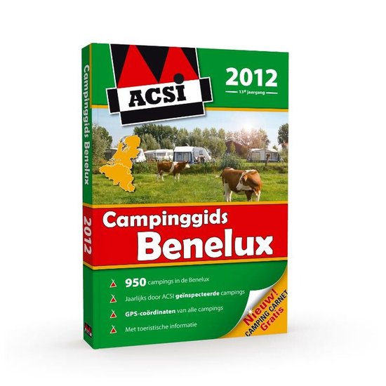 Cover van het boek 'ACSI Campinggids Benelux 2012' van  Nvt