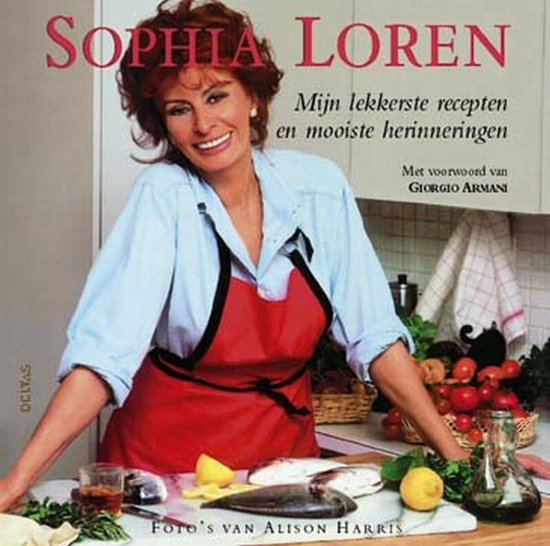 Cover van het boek 'Mijn lekkerste recepten en mooiste herinneringen' van S. Loren