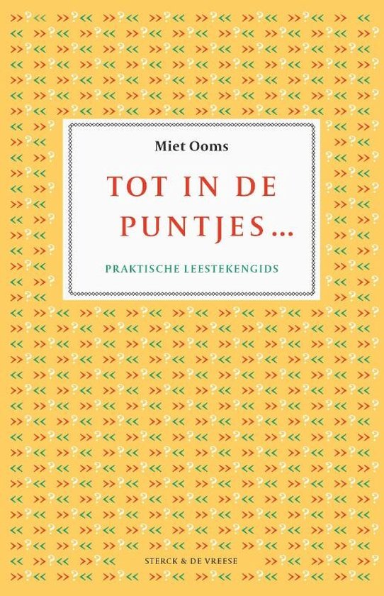 Boek cover Tot in de puntjes … van Miet Ooms (Paperback)