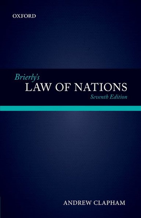 Brierly's Law of Nations - cover