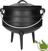 Afrikaanse ketel Safari 7l gietijzer - ketel - Gietijzeren Pan- Heksenketel