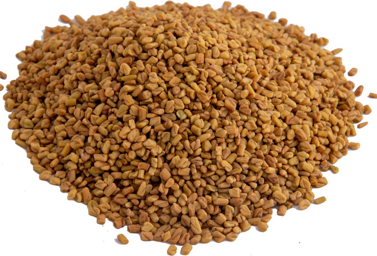 Goedkoopste Tuana Kruiden - Fenegriekzaad - Bakje 120 Gram - Kruiden Zonder Zout - KP0075