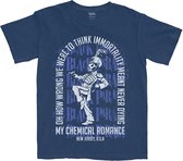 My Chemical Romance Heren Tshirt -2XL- Immortality Arch Blauw