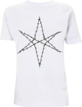 Bring Me The Horizon Heren Tshirt -M- Barbed Wire Wit