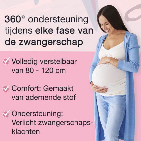 iProven Zwangerschapsband: De verstelbare buikband om bekken- en rugpijn te verminderen