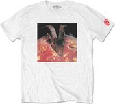 The Rolling Stones Heren Tshirt -XL- Goats Head Soup Wit