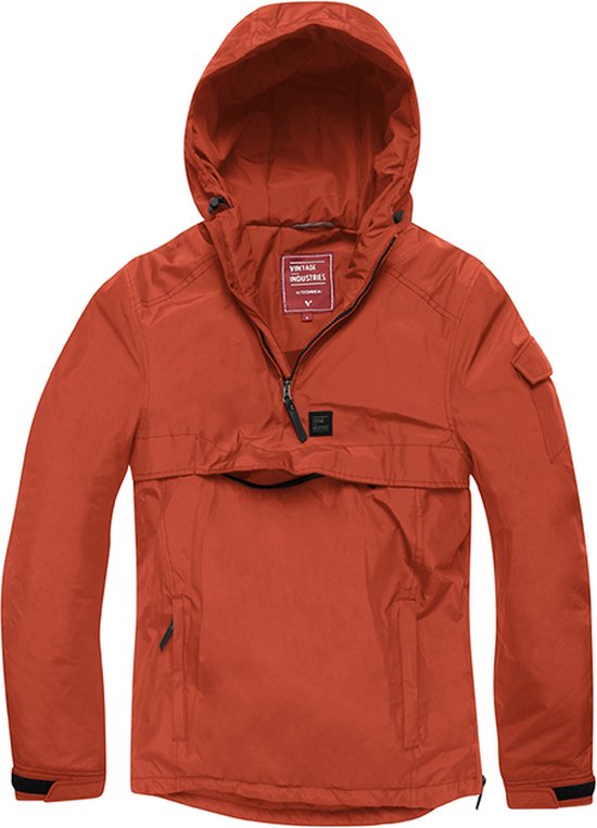 Vintage Industries Wallace Anorak oranje