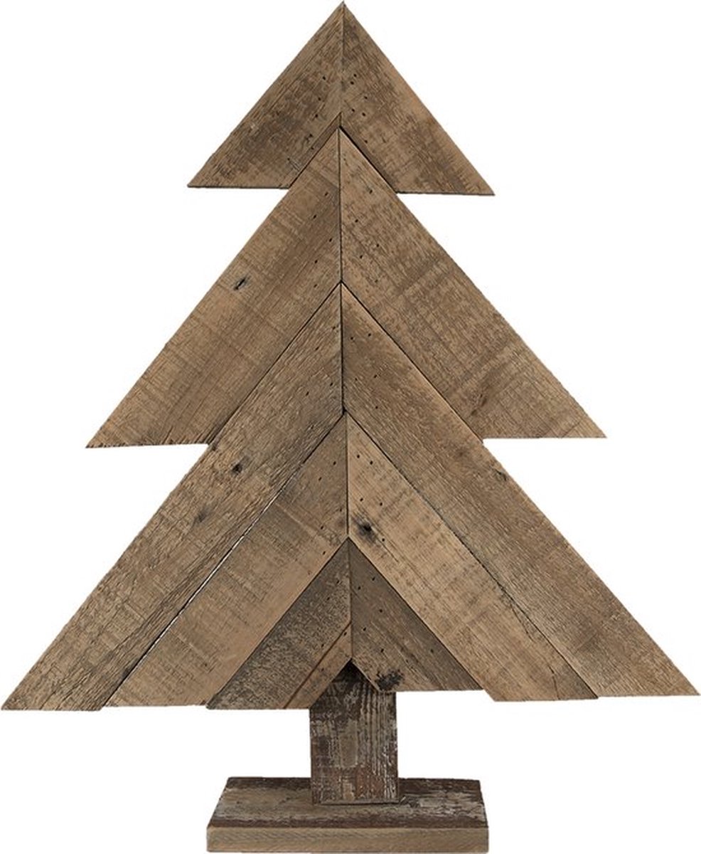 Decoratie Kerstboom 48*10*56 cm Bruin Hout Decoratief Figuur Decoratieve Accessoires Woonaccessoires