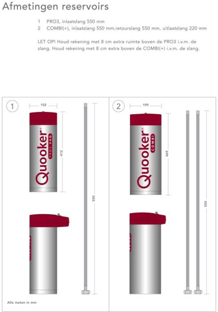 Quooker Fusion Square Mat Zwart met Combi Boiler + thumbnail 5