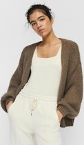 Vero Moda Vest Vmmaybe Ls Open Cardigan Ga Bf 10253091 Fossil Dames Maat - L