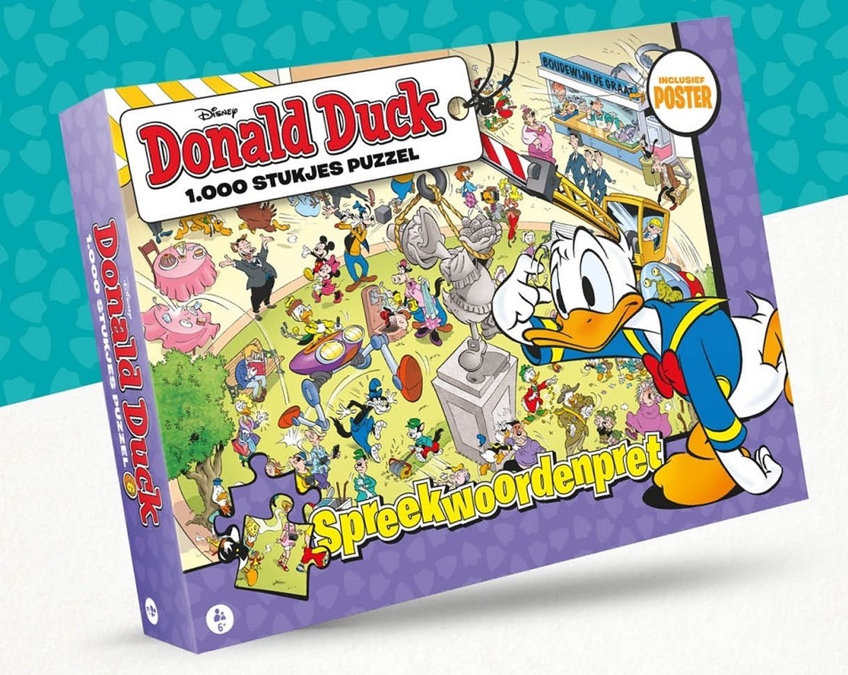 Donald Duck puzzel 100 stukjes - Spreekwoordenpret