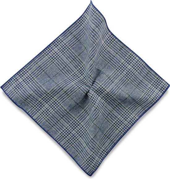 Sir Redman - Pochets - pochet Maher Tweed - blauw / groen / grijs / wit