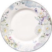 Servies Dinerbord Ø 26*2 cm Wit Porselein Rond Bloemen Eetbord