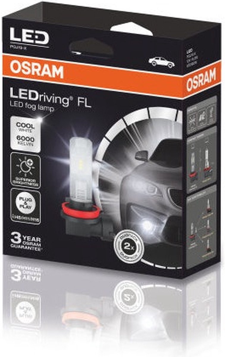 Reproduce lung Person in charge OSRAM LEDriving FL H8 H11 H16 67219CW | bol.com