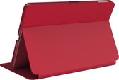 Apple iPad 7 10.2 (2019) Hoes - Speck - Balance Folio Serie - Kunstlederen Bookcase - Dark Poppy Red - Hoes Geschikt Voor Apple iPad 7 10.2 (2019)