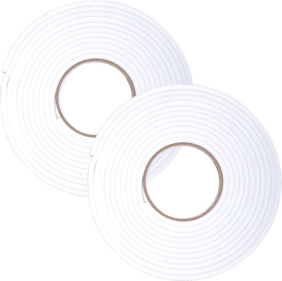 6x Tochtstrips vochtbestendig zelfklevend wit 5 meter Huis isolatie bol