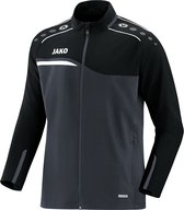 Jako - Presentation jacket Competition 2.0 Senior - Presentation jacket Competition 2.0 - XXXXL - antraciet/zwart