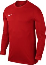 Nike Dry Top Sportshirt LS Heren - University Red/White