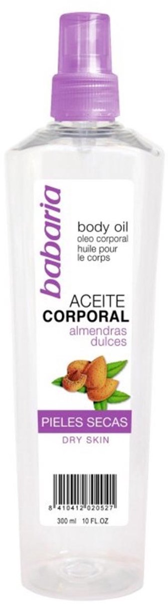 Babaria Aceite Almendras Dulces Aceite korporaal Piel Seca Vapo 300ml Unisex