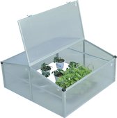 Sunny Kas voor moesplantjes alu/polycarbonaat 100 x 100 x 48cm